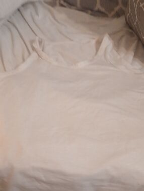 White Cotton Tank Top